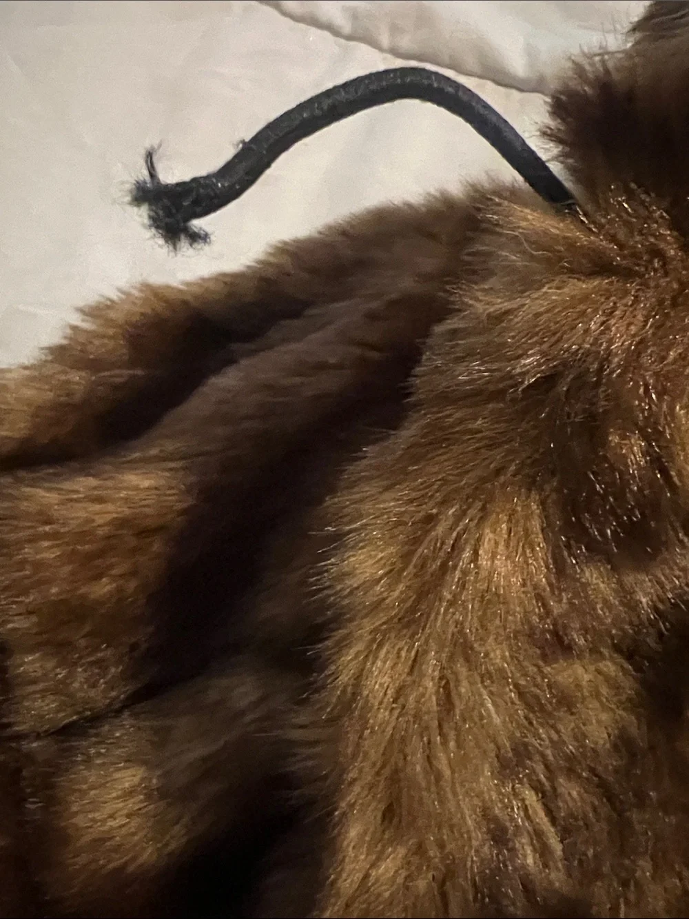 Women’s Brown Faux Fur Coat - Stylish Warm Jacket